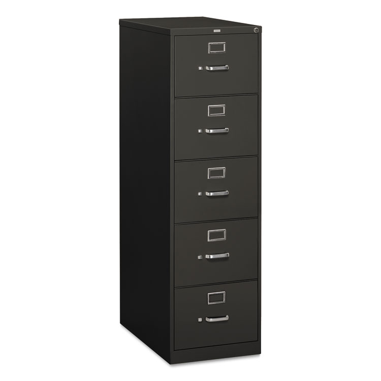 Picture of 310 Series Five-Drawer, Full-Suspension File, Legal, 26-1/2d, Charcoal