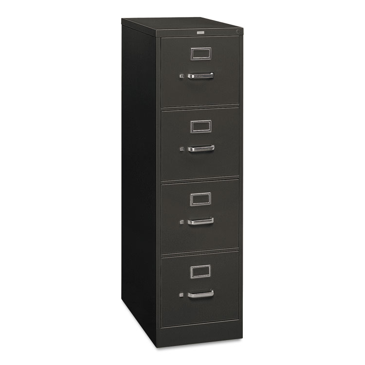Picture of 310 Series Four-Drawer, Full-Suspension File, Letter, 26-1/2d, Charcoal