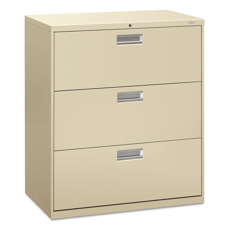 Picture of 600 Series Three-Drawer Lateral File, 36w x 19-1/4d, Putty