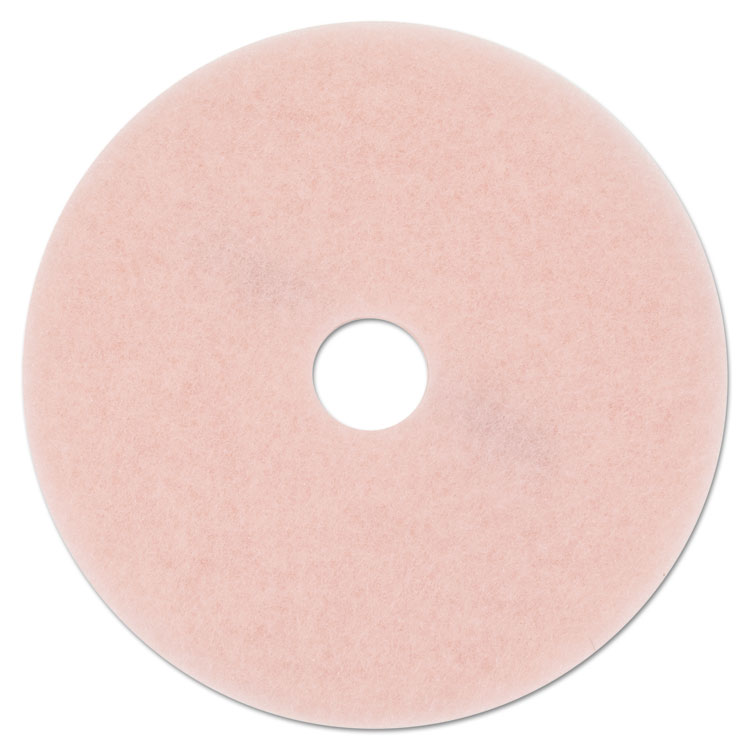 Picture of Ultra High-Speed Eraser Floor Burnishing Pad 3600, 27" Diameter, Pink, 5/carton