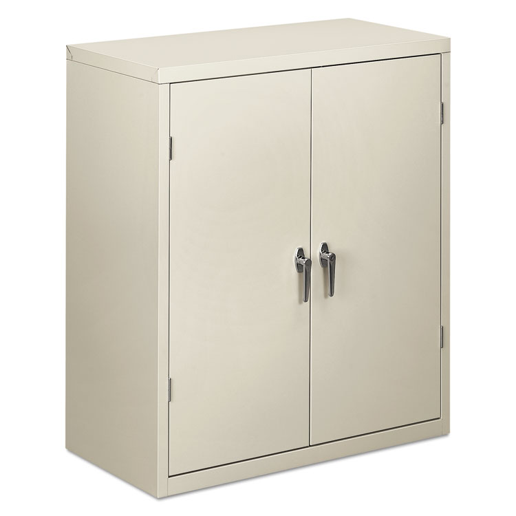 Picture of Assembled Storage Cabinet, 36w x 18-1/4d x 41-3/4h, Light Gray