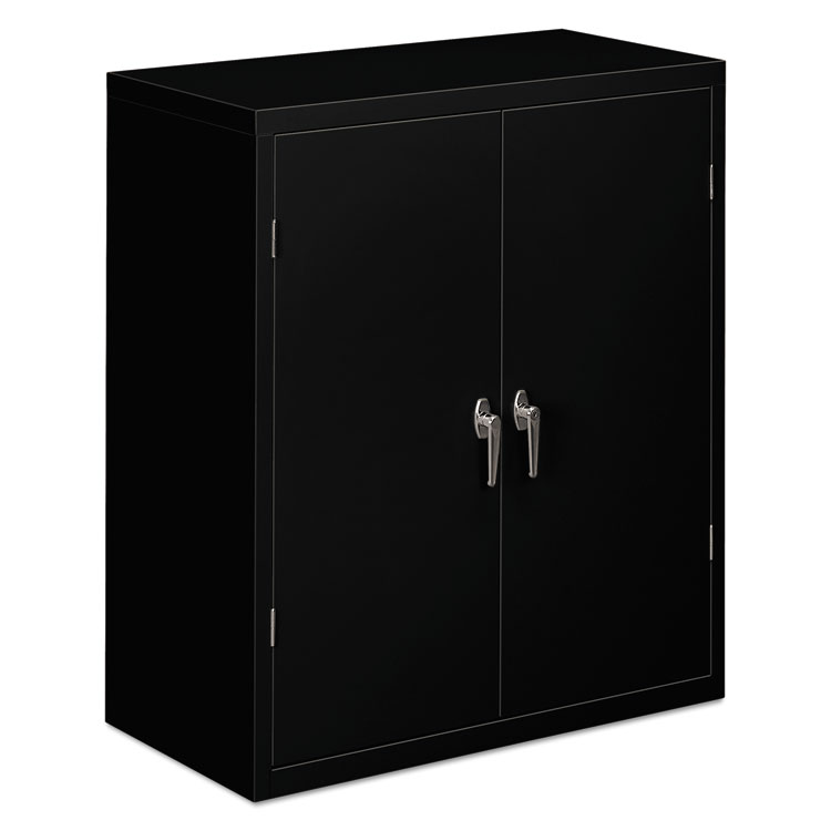 Picture of Assembled Storage Cabinet, 36w x 18-1/4d x 41 3/4h, Black