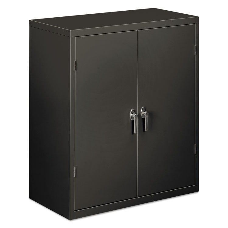 Picture of Assembled Storage Cabinet, 36w x 18-1/4d x 41-3/4h, Charcoal