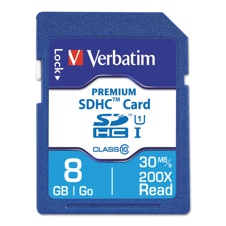 Picture of Premium SDHC Memory Card, Class 10, 8GB