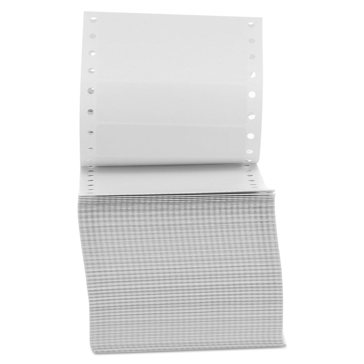 Picture of Dot Matrix Printer Labels, 1 Across, 15/16 x 3-1/2, White, 5000/Box