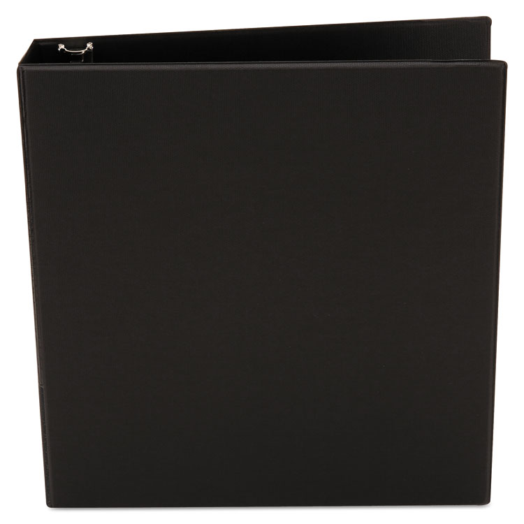 Picture of Economy Non-View Round Ring Binder, 1-1/2" Capacity, Black