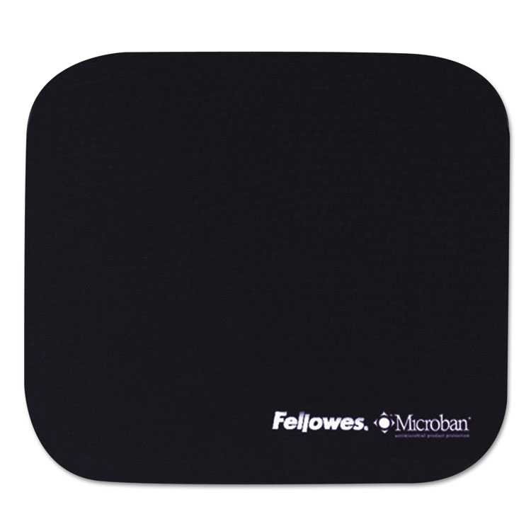 Picture of Mouse Pad w/Microban, Nonskid Base, 9 x 8, Navy
