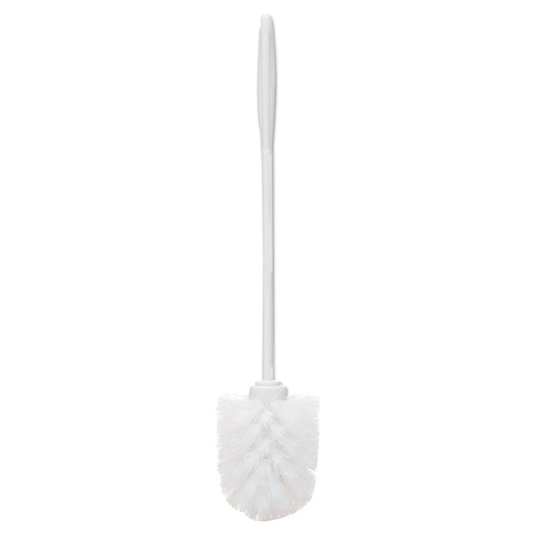 Picture of Toilet Bowl Brush, 14 1/2", White, Plastic, 24/carton