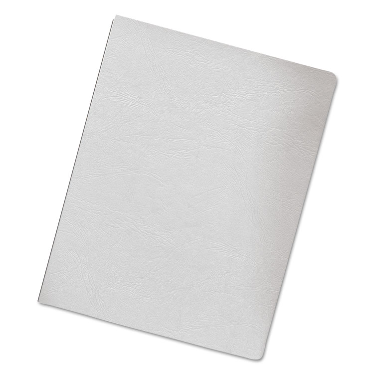 Picture of Classic Grain Texture Binding System Covers, 11-1/4 x 8-3/4, White, 200/Pack