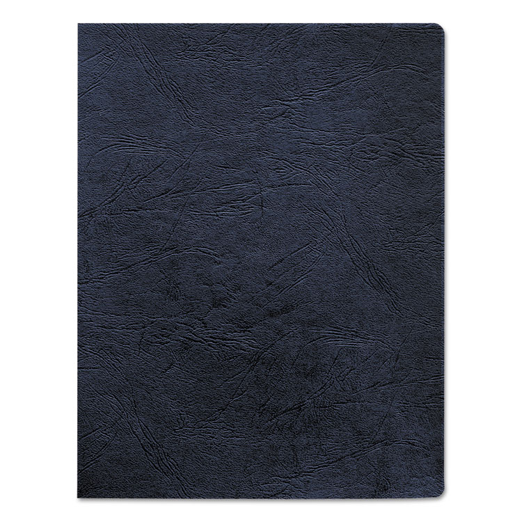 Picture of Classic Grain Texture Binding System Covers, 11-1/4 x 8-3/4, Navy, 200/Pack