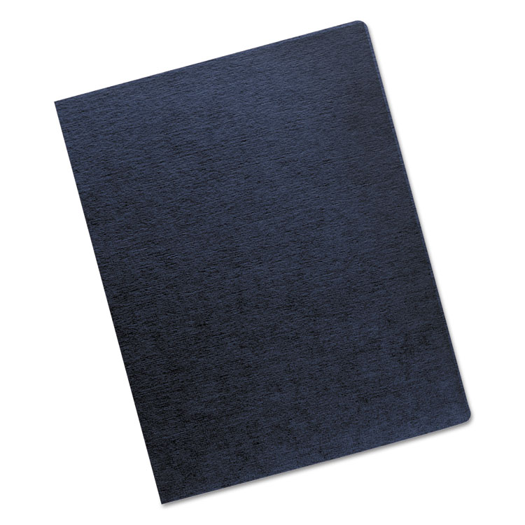 Picture of Linen Texture Binding System Covers, 11-1/4 x 8-3/4, Navy, 200/Pack