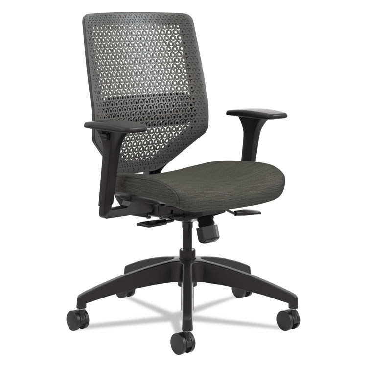 Picture of Solve Series Reactiv Back Task Chair, Ink/charcoal