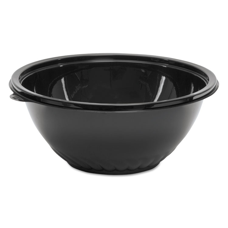 Picture of Caterline Pack N' Serve Plastic Bowl, 160 Oz, Black, 25/case