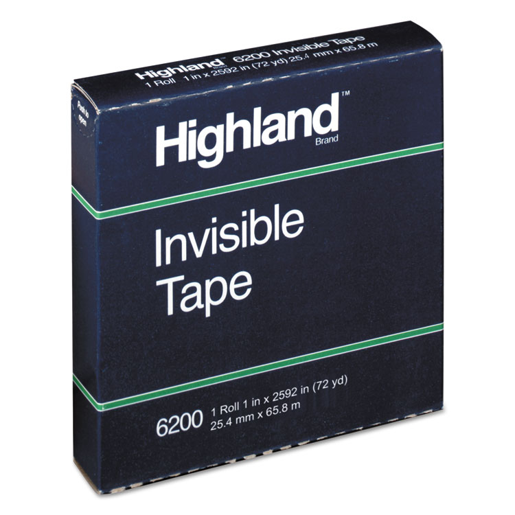 Picture of Invisible Permanent Mending Tape, 1" x 2592", 3" Core