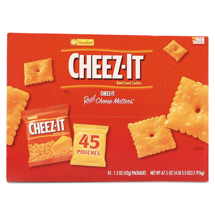 KEB827553 | Sunshine® 827553 Cheez-it Crackers, Original, 1.5 oz Pack ...