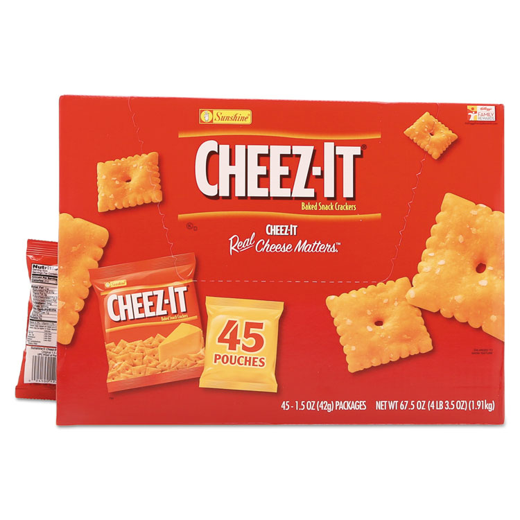 KEB827553 | Sunshine® 827553 Cheez-it Crackers, Original, 1.5 oz Pack ...