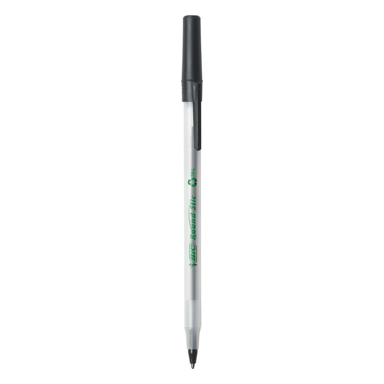 BIC, Cristal Xtra Smooth Ballpoint Pen, Stick, Medium 1 Mm, Red Ink, Clear  Barrel, Dozen (BICMS11RD)