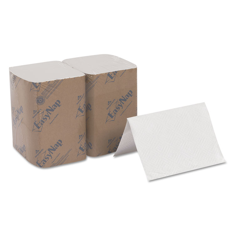 Picture of Interfold Napkin Refills, 2 Ply, 6 1/2x9 7/8, White, 500/pk, 6 Pack/ctn