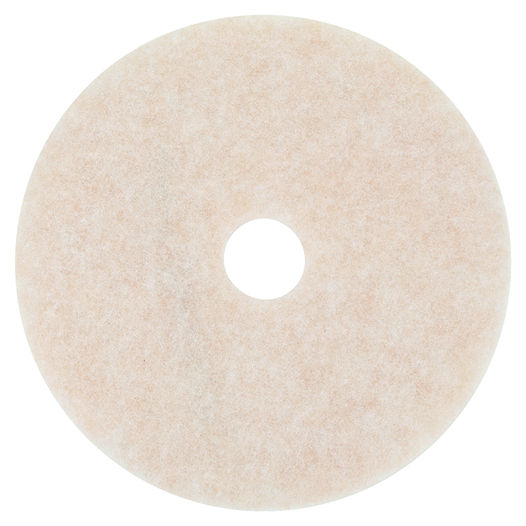 Picture of Ultra High-Speed TopLine Floor Burnishing Pads 3200, 20" Dia., White/Amber, 5/CT