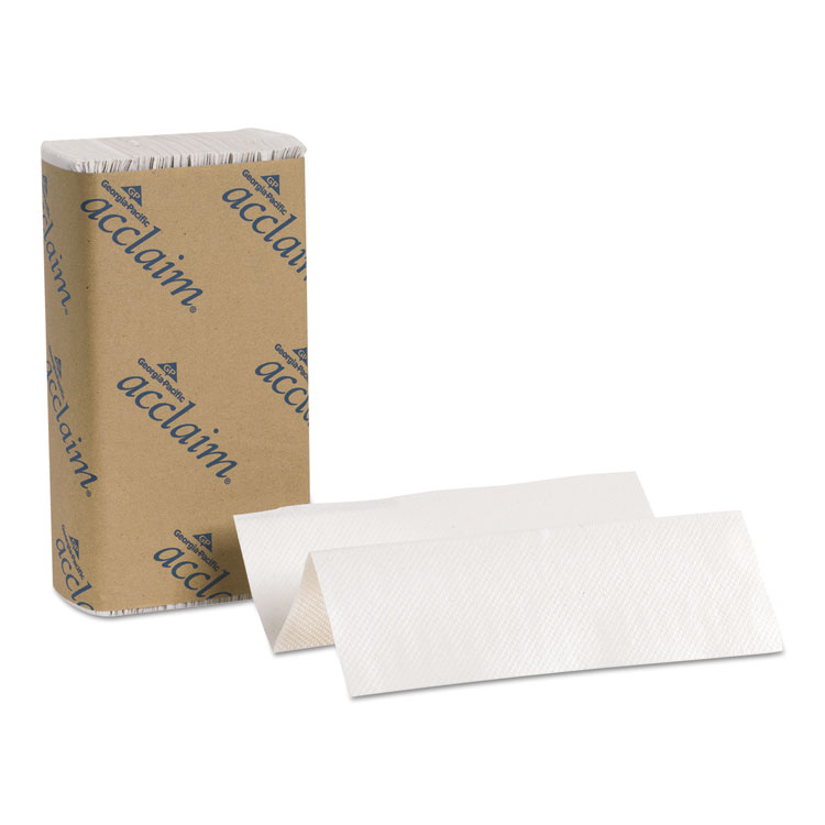 Picture of Folded Paper Towel, 9 1/4 x 9 1/2, White, 250/Pack, 16 Packs/Carton