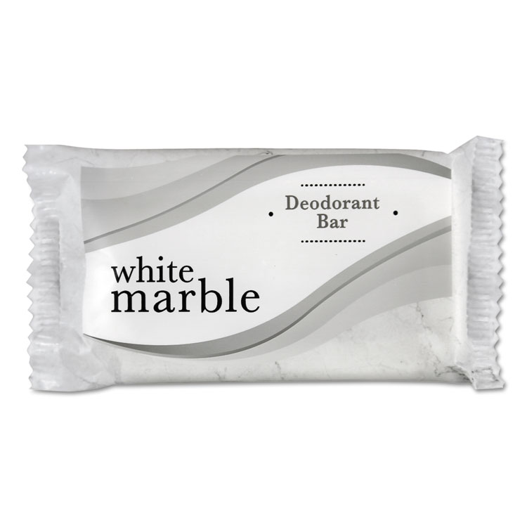 Picture of Individually Wrapped Deodorant Bar Soap, White, # 1 1/2 Bar, 500/carton
