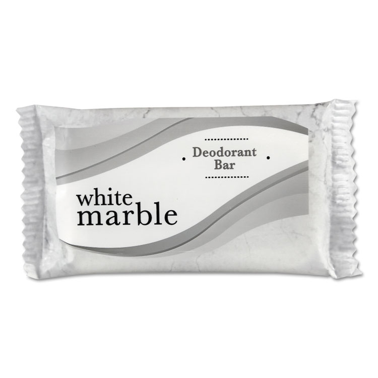 Picture of Individually Wrapped Deodorant Bar Soap, White, # 3/4 Bar, 1000/carton