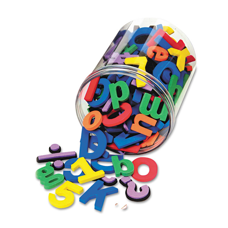 Picture of Wonderfoam Magnetic Alphabet Letters, Assorted Colors. 105/Pack