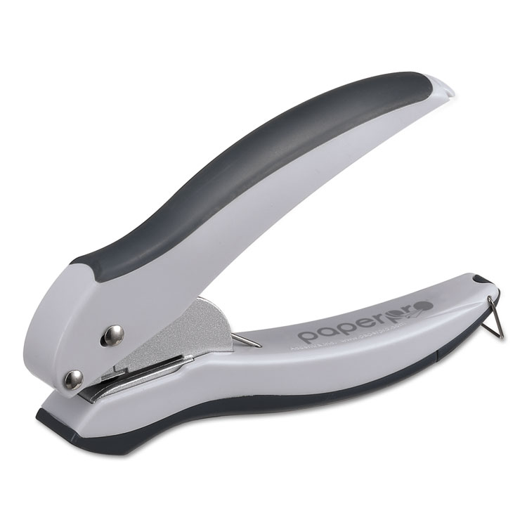 Picture of inLIGHT One-Hole Punch, 10-Sheet Capacity, Gray