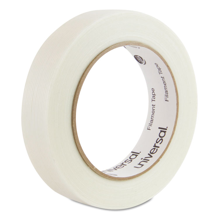 Picture of 165# Medium Grade Filament Tape, 24mm x 54.8m, 3" Core, Clear