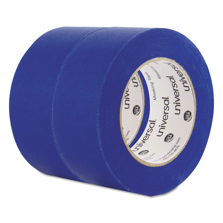 Picture of Premium Blue Masking Tape w/Bloc-it Technology, 48mm x 54.8m, Blue, 2/Pack