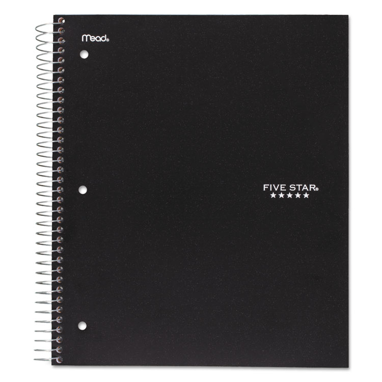 Picture of Wirebound 5-Subject Notebook, College Rule, 11 x 8 1/2, 200 Sheets, Assorted