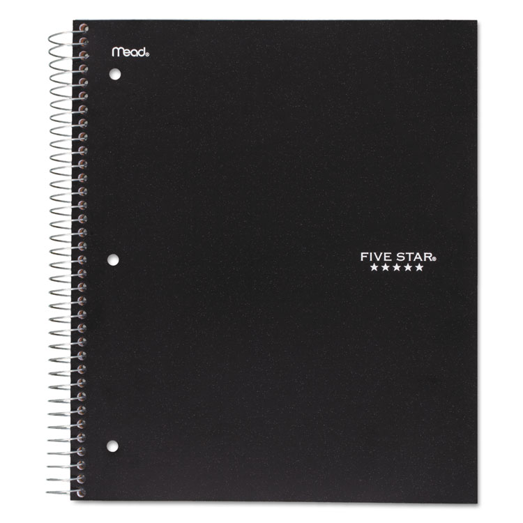 Picture of Wirebound Notebook, College Rule, 11 X 8 1/2, 100 Sheets, Black