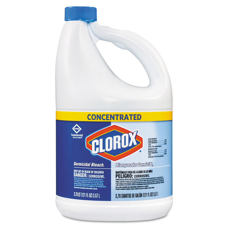 Picture of Clorox Concentrated Germicidal Bleach, Regular, 121oz Bottle
