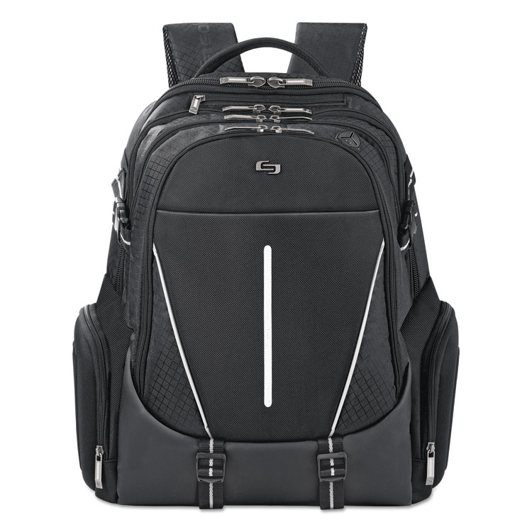 Picture of Active Laptop Backpack, 17.3", 12 1/2 x 6 1/2 x 19, Black