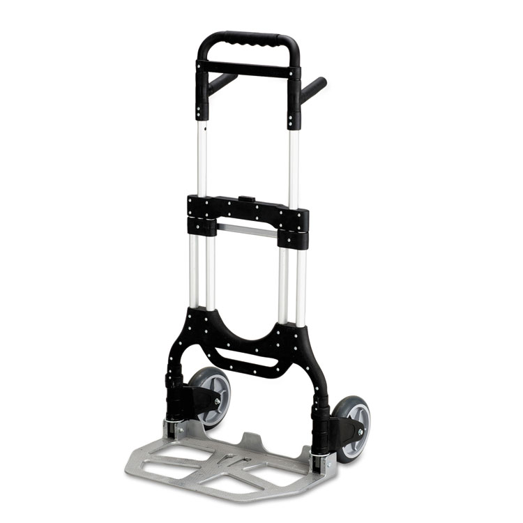 Picture of Stow-Away Heavy-Duty Hand Truck, 500lb Capacity, 23w x 24d x 50h, Aluminum
