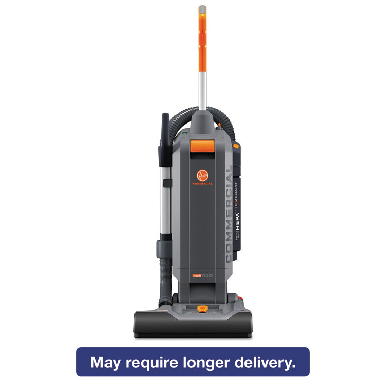 Picture of HushTone Vacuum Cleaner with Intellibelt, 15", Orange/Gray