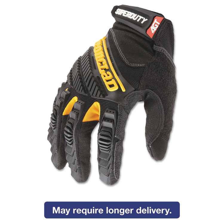 Picture of SuperDuty Gloves, X-Large, Black/Yellow, 1 Pair