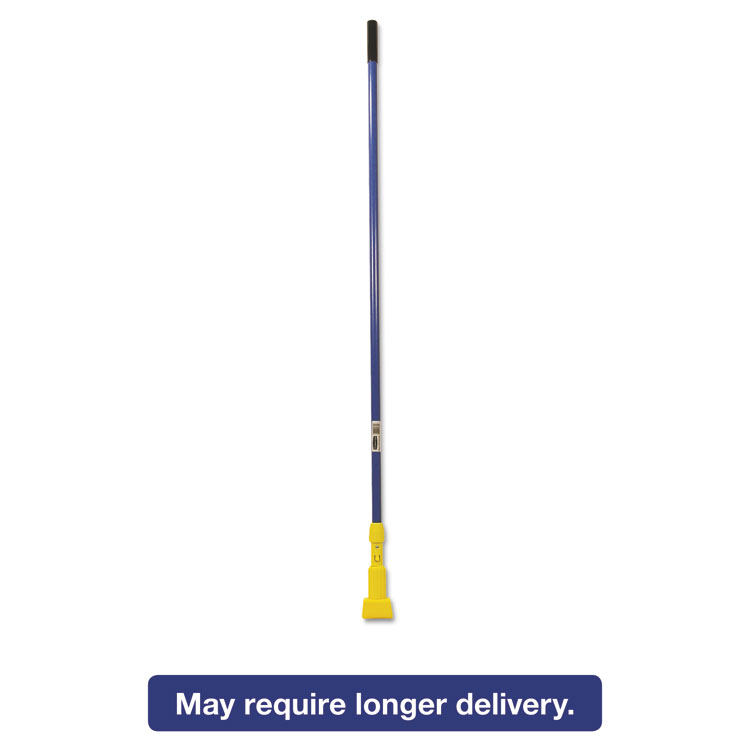 Picture of Gripper Fiberglass Mop Handle, 60", Blue/Yellow