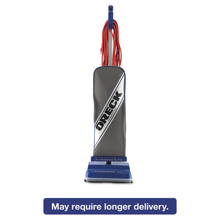 Picture of XL Commercial Upright Vacuum,120 V, Gray/Blue, 12 1/2 x 9 1/4 x 47 3/4