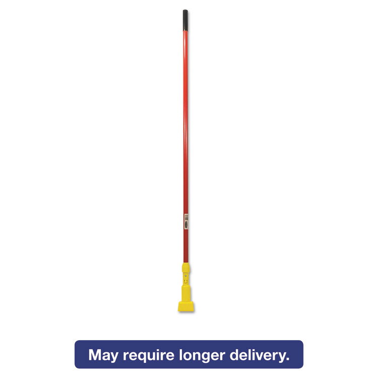 Picture of Gripper Fiberglass Mop Handle, 60", Red/Yellow