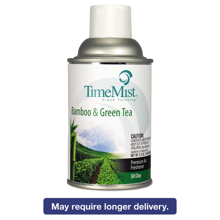 Picture of Metered Aerosol Fragrance Dispenser Refill, Bamboo/Green Tea,6.6oz Aerosol,12/CT