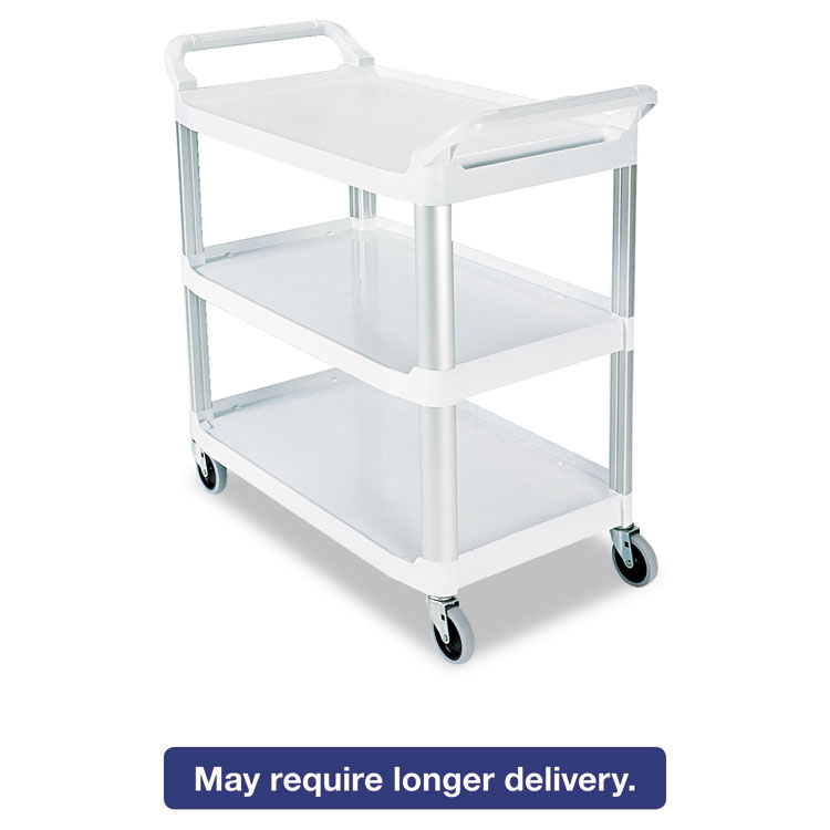 Picture of Open Sided Utility Cart, Three-Shelf, 40-5/8w x 20d x 37-13/16h, Off-White