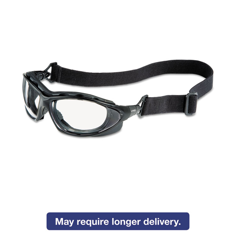 Picture of Seismic Sealed Eyewear, Clear Uvextra AF Lens, Black Frame