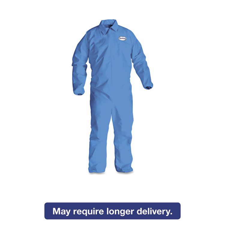 Picture of A60 Elastic-Cuff, Ankle & Back Coveralls, Blue, X-Large, 24/Case