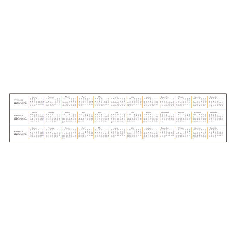 WallMates Self-Adhesive Dry Erase Monthly Planning Surface, 24 x 18
