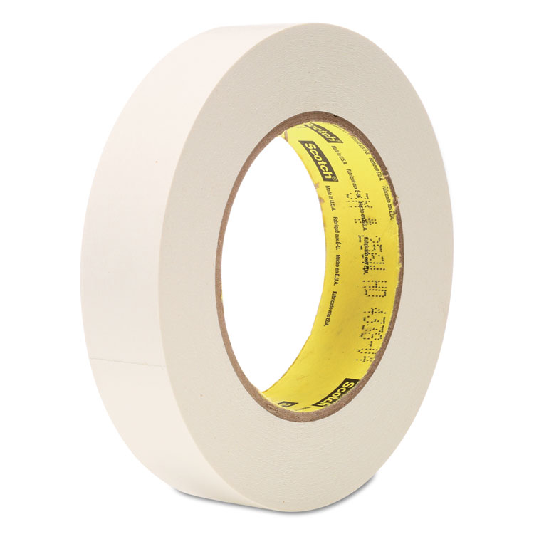 Picture of 256 Printable Flatback Paper Tape, 1" x 60yds, 3" Core, White