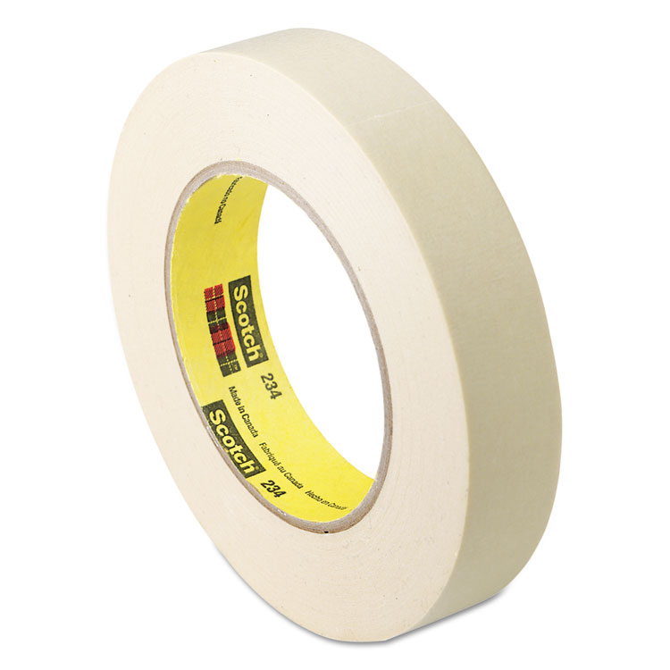 Picture of General Purpose Masking Tape 234, 24mm x 55m, 3" Core, Tan