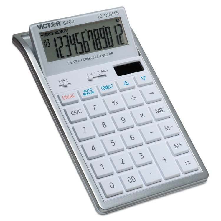 Picture of 6400 Desktop Calculator, 12-Digit Lcd