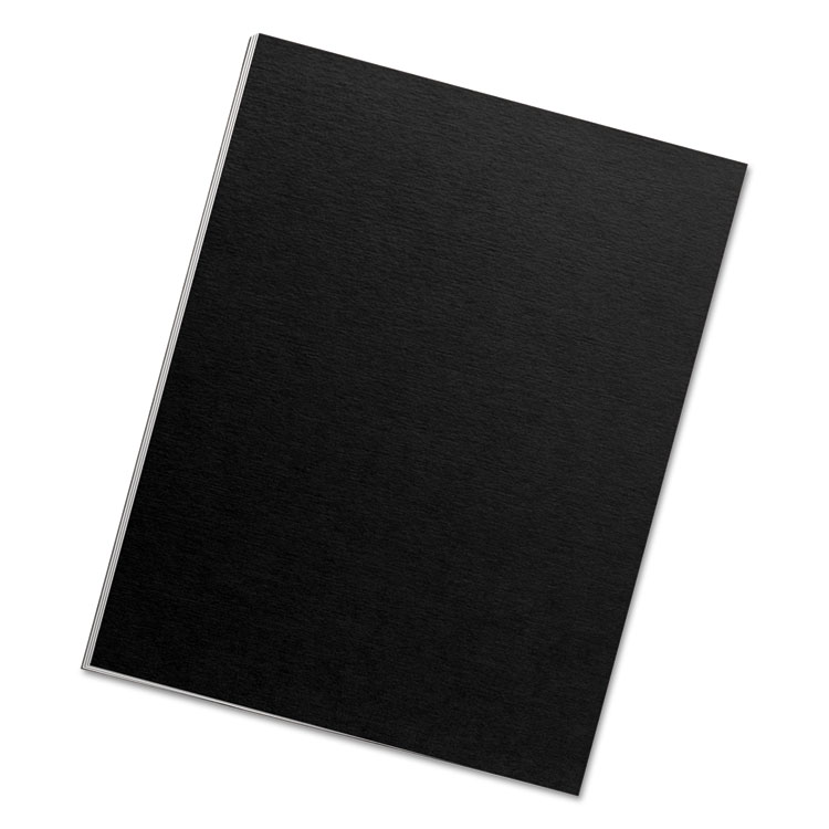 Picture of Futura Binding System Covers, Square Corners, 11 x 8 1/2, Black, 25/Pack