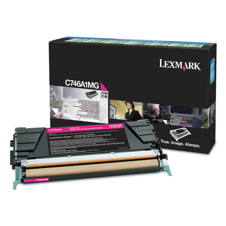 Picture of C746A1MG Toner, 7000 Page-Yield, Magenta